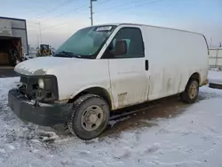 Chevrolet salvage cars for sale: 2005 Chevrolet Express G3500