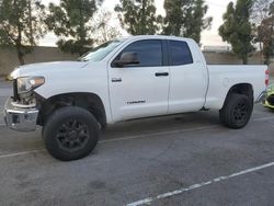 Salvage cars for sale at Rancho Cucamonga, CA auction: 2018 Toyota Tundra Double Cab SR