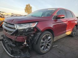 Salvage cars for sale at North Las Vegas, NV auction: 2016 Ford Edge Titanium