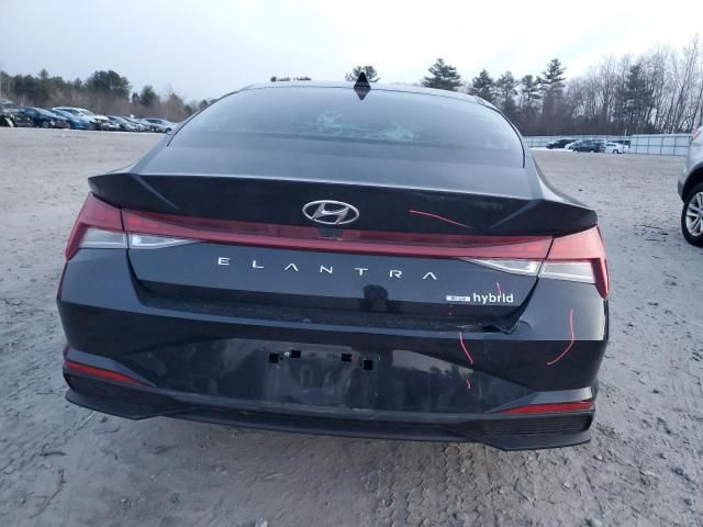 2022 Hyundai Elantra Blue