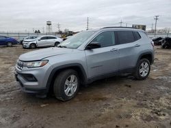 Salvage cars for sale at Chicago Heights, IL auction: 2022 Jeep Compass Latitude