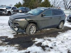 Salvage cars for sale at Finksburg, MD auction: 2015 Jeep Cherokee Limited