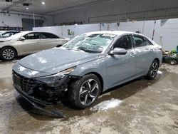 Salvage cars for sale at Candia, NH auction: 2021 Hyundai Elantra SEL