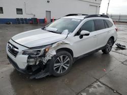 Salvage cars for sale at Farr West, UT auction: 2019 Subaru Outback 2.5I Limited