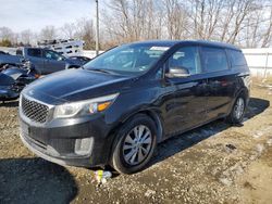 Salvage cars for sale at Windsor, NJ auction: 2016 KIA Sedona LX