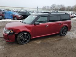 Salvage cars for sale at Davison, MI auction: 2015 Ford Flex SEL