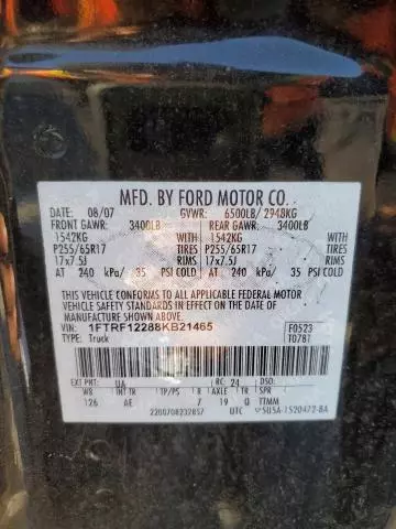 2008 Ford F150