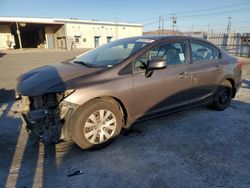 Salvage cars for sale from Copart Sun Valley, CA: 2012 Honda Civic LX