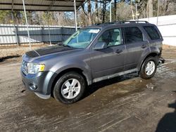 Salvage cars for sale from Copart Austell, GA: 2012 Ford Escape XLT