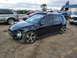 Volkswagen gti salvage cars for sale: 2016 Volkswagen GTI S/SE