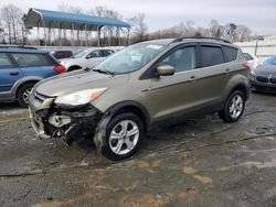 Salvage cars for sale at Spartanburg, SC auction: 2014 Ford Escape SE