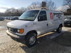 Salvage cars for sale at North Billerica, MA auction: 2007 Ford Econoline E250 Van