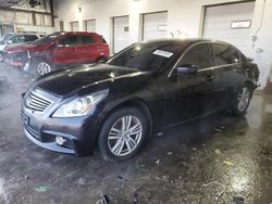 Salvage cars for sale at Chicago Heights, IL auction: 2012 Infiniti G37