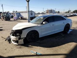 Salvage cars for sale at Los Angeles, CA auction: 2016 Audi A8 L Quattro