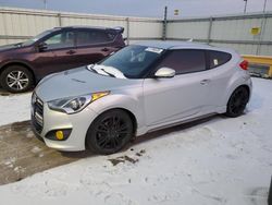 Salvage cars for sale at Dyer, IN auction: 2013 Hyundai Veloster Turbo