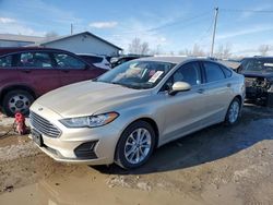 Salvage cars for sale from Copart Pekin, IL: 2019 Ford Fusion SE