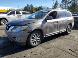 Salvage cars for sale at Denver, CO auction: 2013 Nissan Pathfinder S