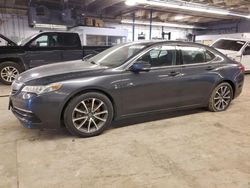 Salvage cars for sale from Copart Wheeling, IL: 2015 Acura TLX Tech