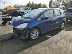 Honda fit salvage cars for sale: 2009 Honda FIT Sport