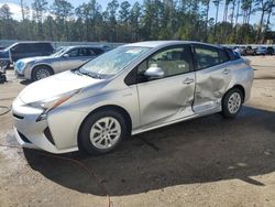 Salvage cars for sale at Harleyville, SC auction: 2017 Toyota Prius