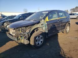 Salvage cars for sale at New Britain, CT auction: 2015 Honda CR-V LX