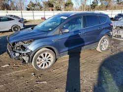 Salvage cars for sale at Hampton, VA auction: 2018 Ford Escape Titanium