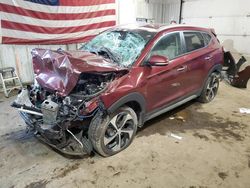 Salvage cars for sale from Copart Lyman, ME: 2017 Hyundai Tucson Limited