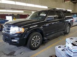 Ford Expedition salvage cars for sale: 2017 Ford Expedition EL XLT