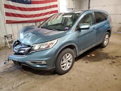 Salvage cars for sale at Lyman, ME auction: 2015 Honda CR-V EX