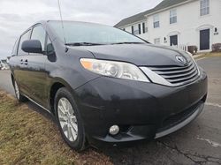 Salvage cars for sale from Copart Columbus, OH: 2013 Toyota Sienna XLE