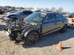 Salvage cars for sale at Sacramento, CA auction: 2024 Honda Civic Sport Touring