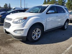 Salvage cars for sale at Rancho Cucamonga, CA auction: 2016 Chevrolet Equinox LT