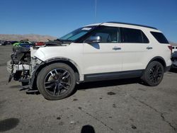 Salvage cars for sale at North Las Vegas, NV auction: 2016 Ford Explorer Platinum