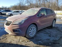 Salvage cars for sale at Ellwood City, PA auction: 2017 Buick Envision Essence