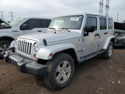 Jeep salvage cars for sale: 2008 Jeep Wrangler Unlimited Sahara