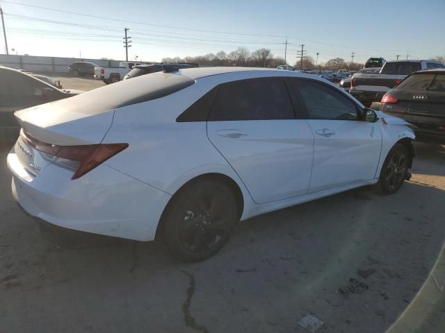 2022 Hyundai Elantra Blue