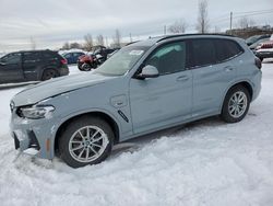 Salvage cars for sale from Copart Montreal Est, QC: 2022 BMW X3 XDRIVE30E