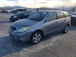 Salvage cars for sale from Copart Sun Valley, CA: 2003 Toyota Corolla Matrix XR