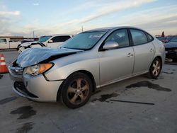 Salvage cars for sale at Grand Prairie, TX auction: 2010 Hyundai Elantra Blue