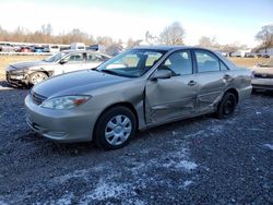 Salvage cars for sale from Copart Hillsborough, NJ: 2002 Toyota Camry LE