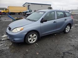 Salvage cars for sale from Copart Airway Heights, WA: 2004 Toyota Corolla Matrix XR