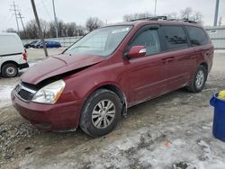 Salvage cars for sale at Columbus, OH auction: 2012 KIA Sedona LX