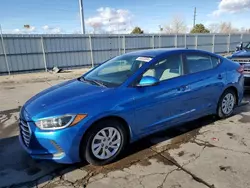 Salvage cars for sale at Littleton, CO auction: 2017 Hyundai Elantra SE