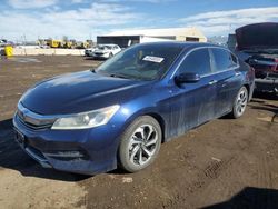 Salvage cars for sale at Brighton, CO auction: 2017 Honda Accord EXL