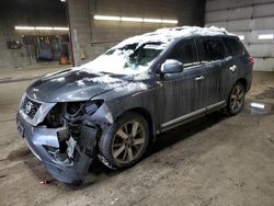 Salvage cars for sale at Angola, NY auction: 2014 Nissan Pathfinder S