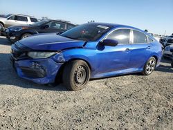 Salvage cars for sale at auction: 2016 Honda Civic LX