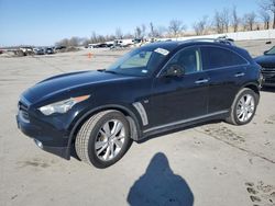 Salvage cars for sale at Bridgeton, MO auction: 2014 Infiniti QX70