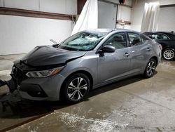 Salvage cars for sale at Leroy, NY auction: 2021 Nissan Sentra SV