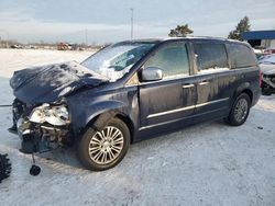 Salvage cars for sale at Woodhaven, MI auction: 2013 Chrysler Town & Country Touring L