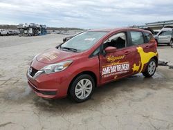 Salvage cars for sale at Memphis, TN auction: 2019 Nissan Versa Note S